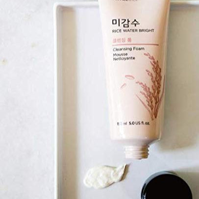 [Thefaceshop] RICE WATER BRIGHT Rice Bran Facial Foaming Cleanser 150ml